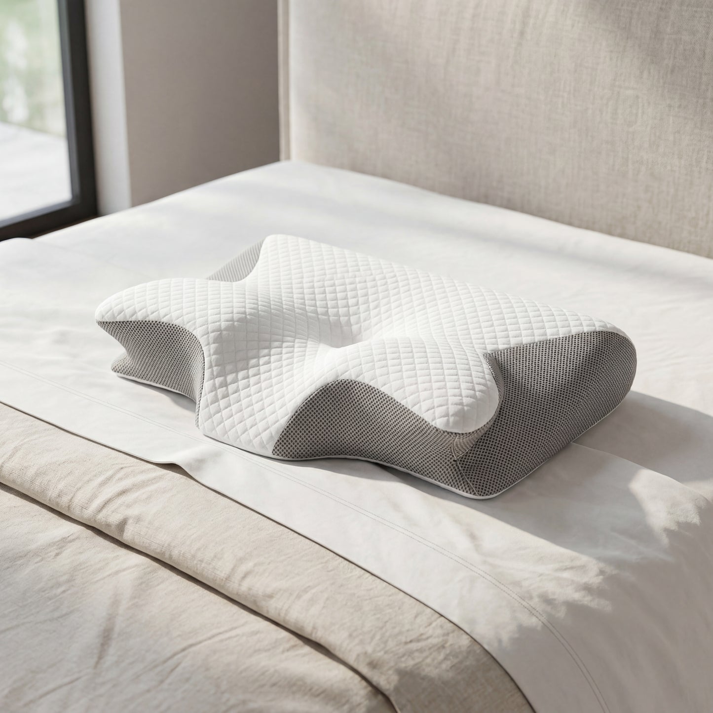 OrthoCloud™ Ergonomic Cervical Memory Foam Pillow